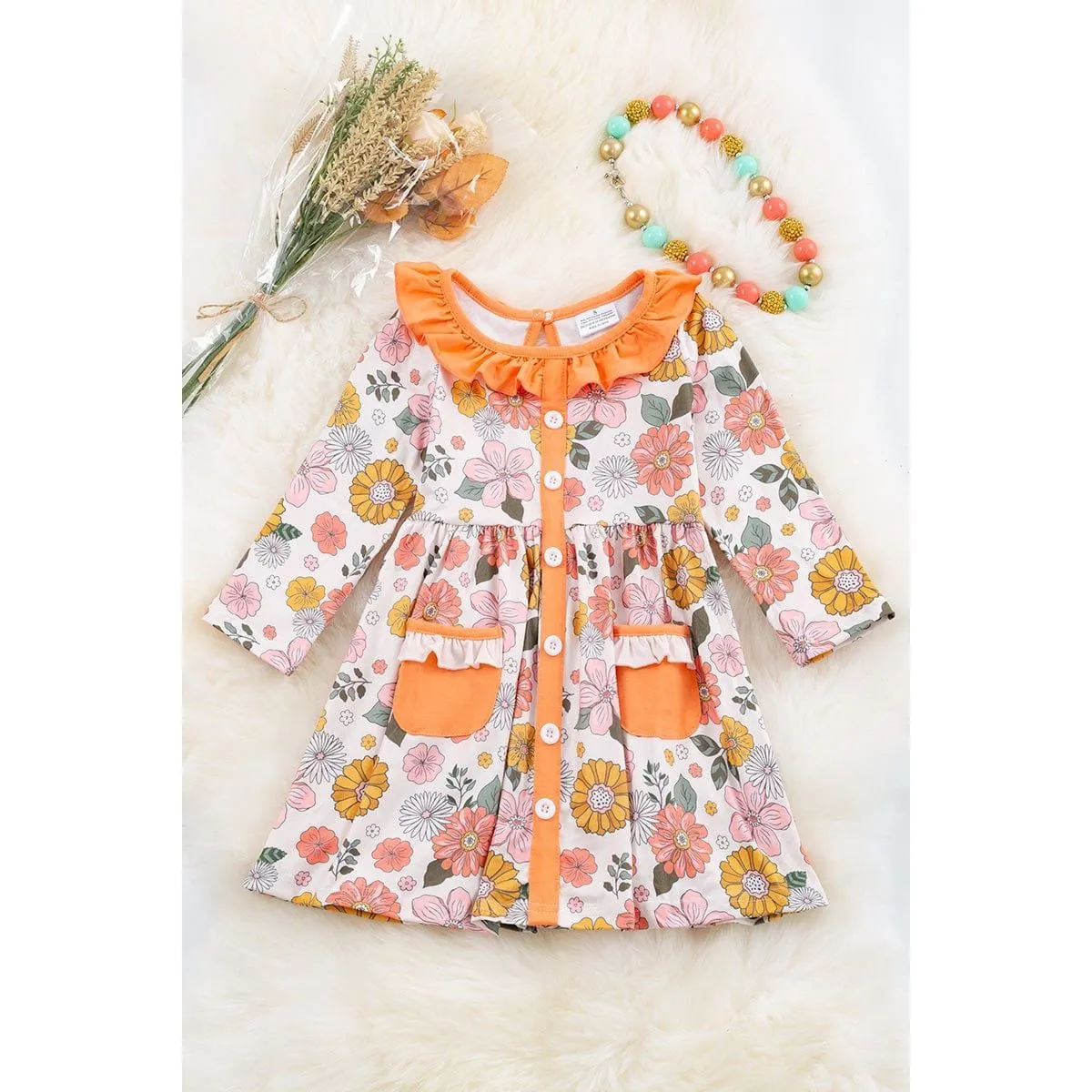 Fallish Floral Prnted Dress.