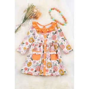 Fallish Floral Prnted Dress.