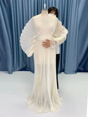 Fashion Organza Pleated  Maternity Dress for Photo Shoots Dress for Pregnancy Photo Shoot YW230726