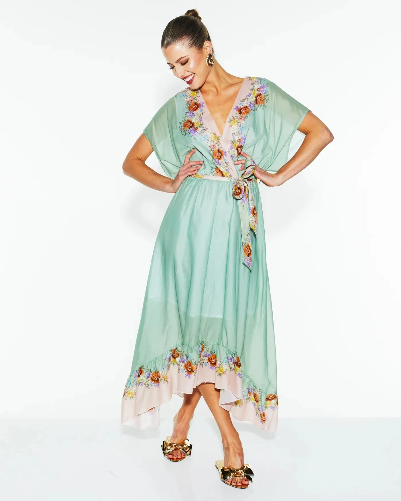Fate & Becker - Hollyhock Dress - Floral Eye