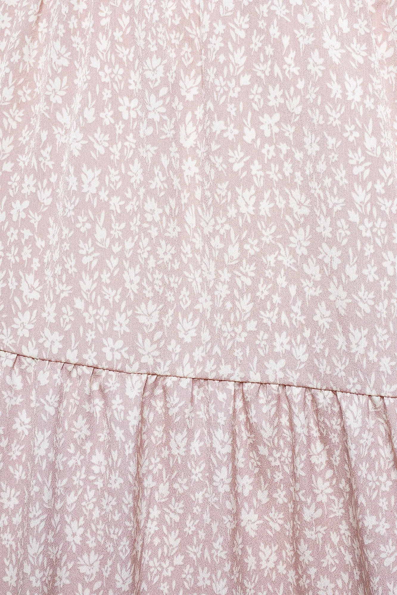 Floral Tiered Midi Skirt