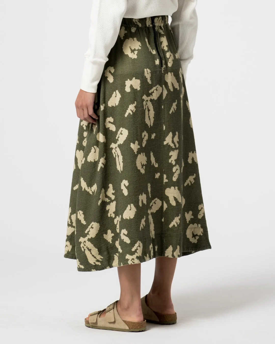 Girls of Dust - Meadow Skirt Cloud Camo Mesh Light Green