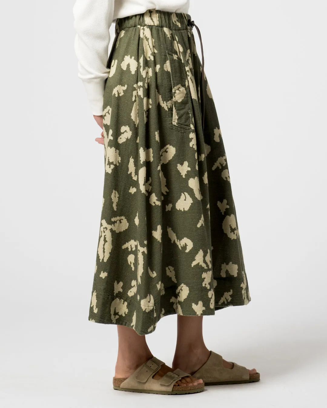 Girls of Dust - Meadow Skirt Cloud Camo Mesh Light Green