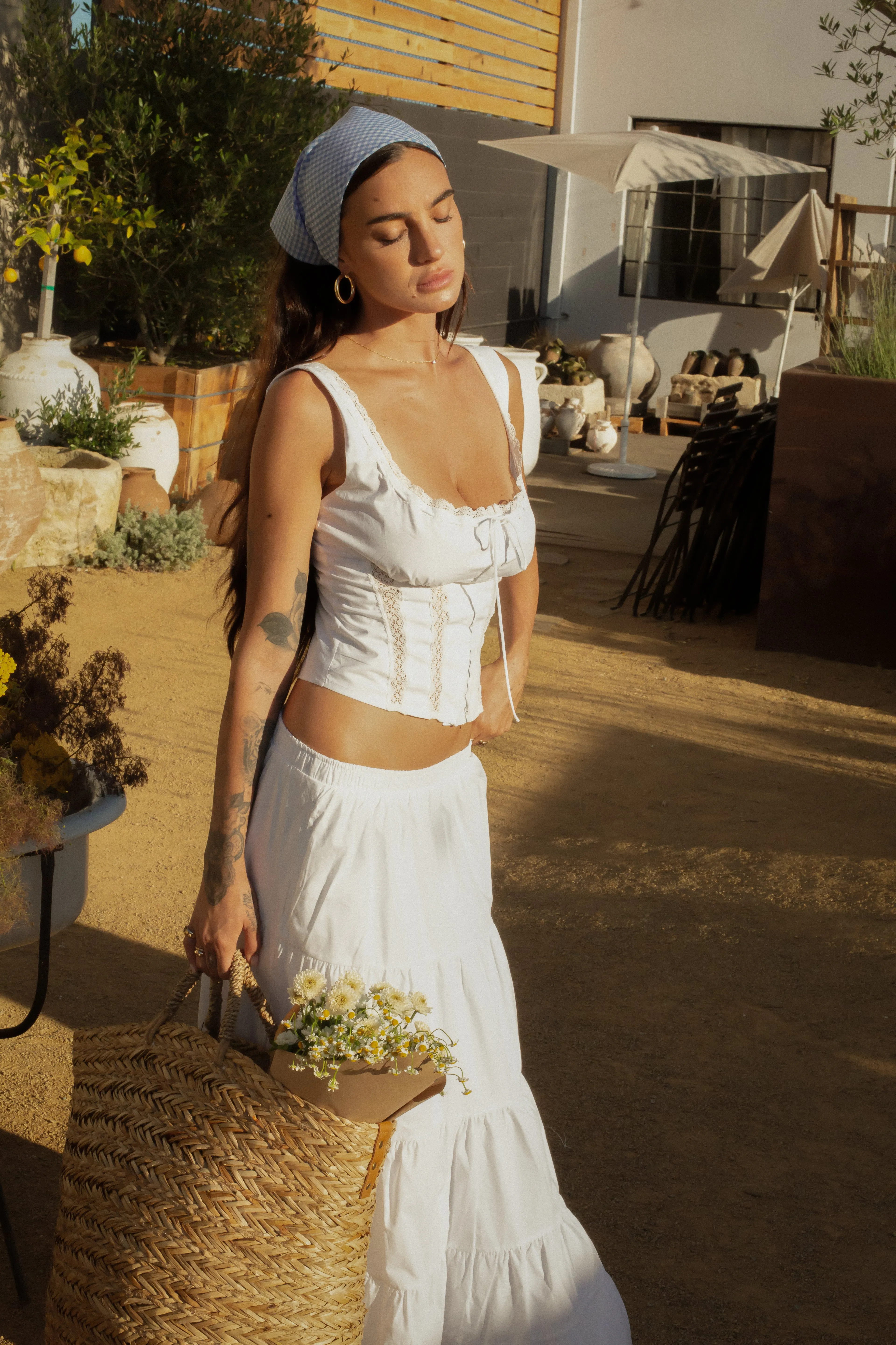 Grape Harvest Maxi Skirt by NIA - FINAL SALE