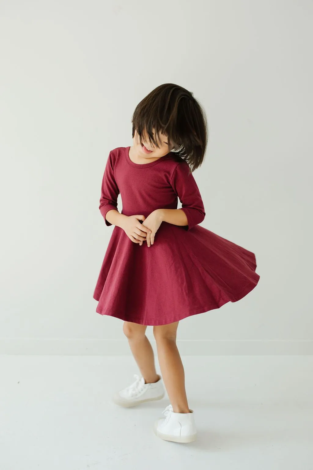 Gus   Steel Twirl Dress in Jam