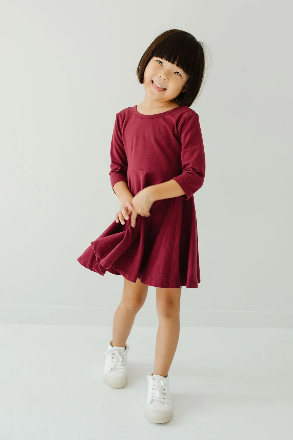 Gus   Steel Twirl Dress in Jam