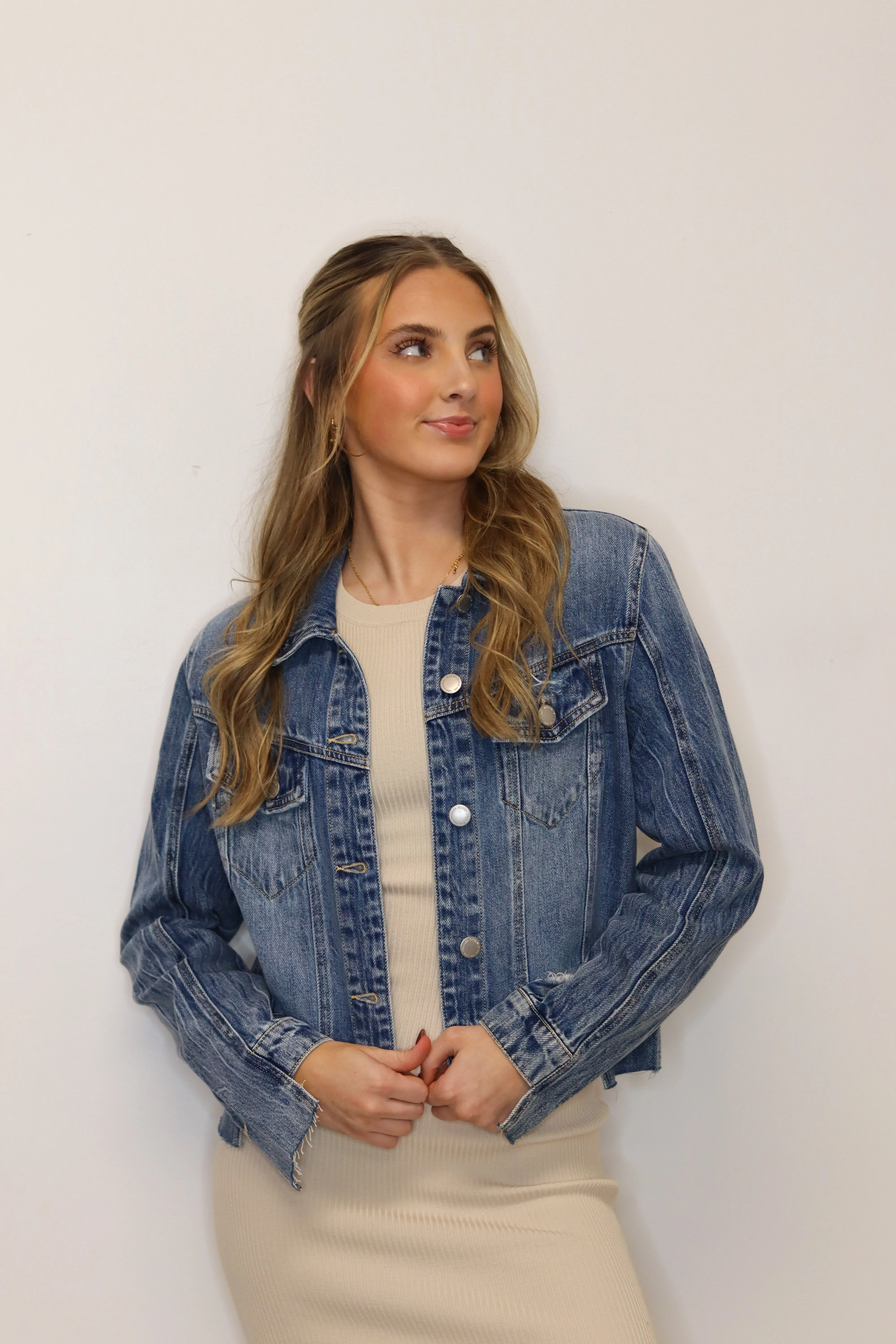 Haisley Uneven Hem Jacket