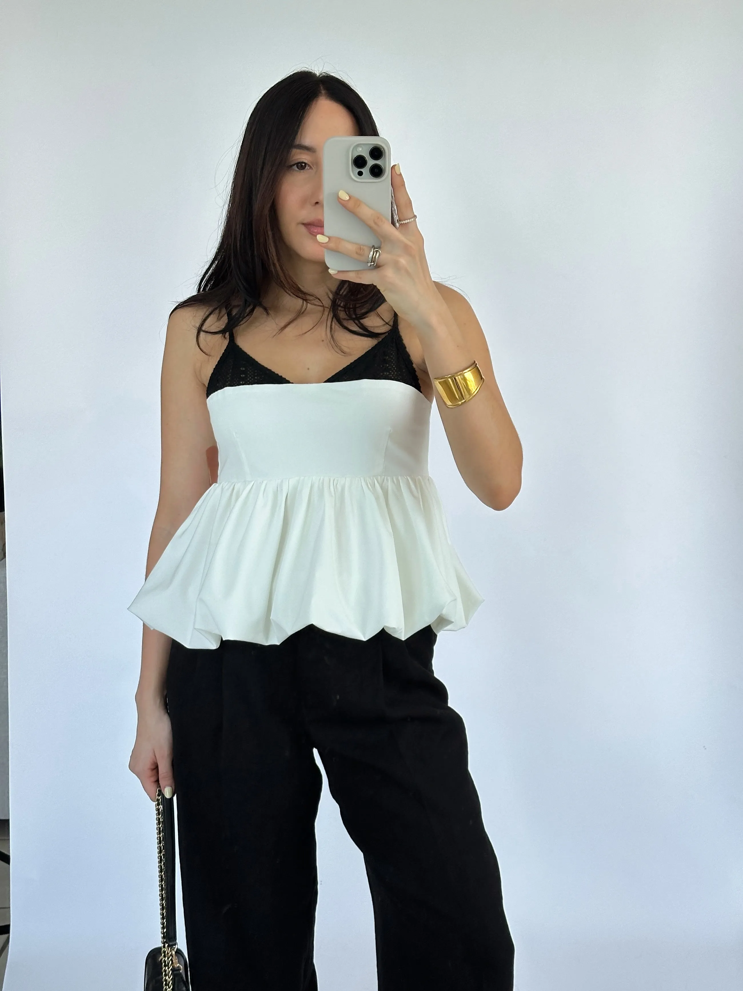 Harper Peplum Top