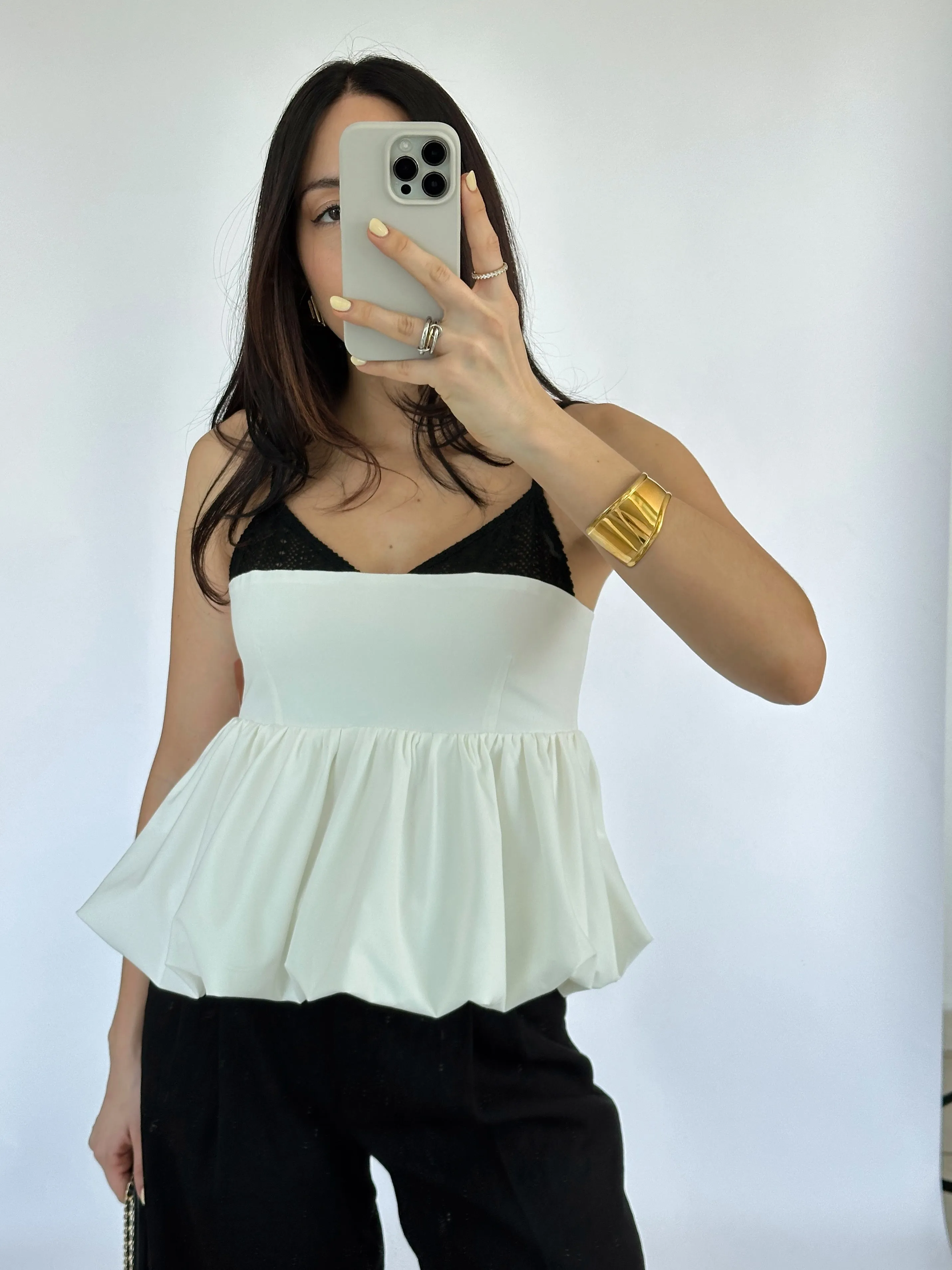 Harper Peplum Top