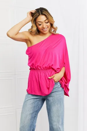 Hazel Blues® |  Forever And Always One Shoulder Top