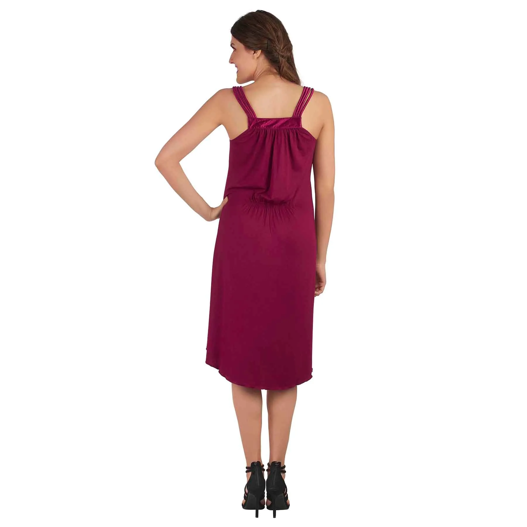 High-Low Knee Length Dress