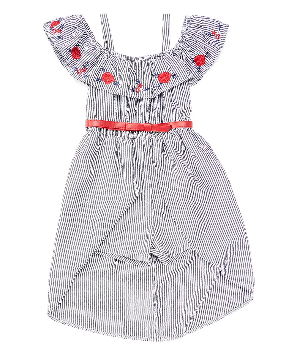 High Low Romper Dress 5-8