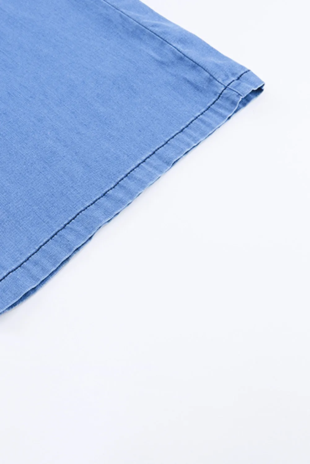 High Waist Pocketed Wide Leg Tencel Jeans