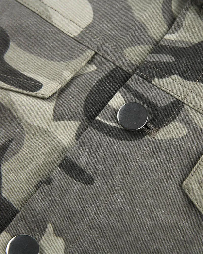 Ionic Camo Cropped Jacket
