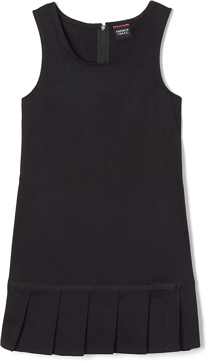 Jumper, Girls Black Pleated Hem