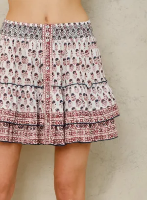 Kiki Mini Skirt - Blue