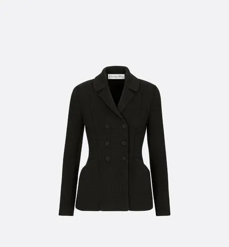 Knited Bar Jacket • Black Wool