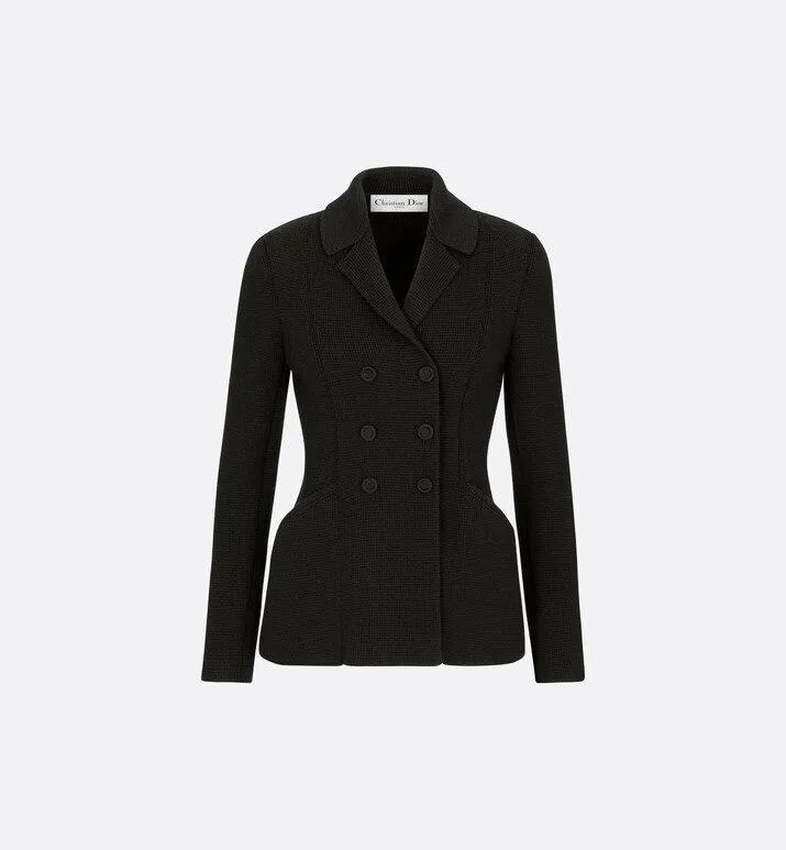 Knited Bar Jacket • Black Wool