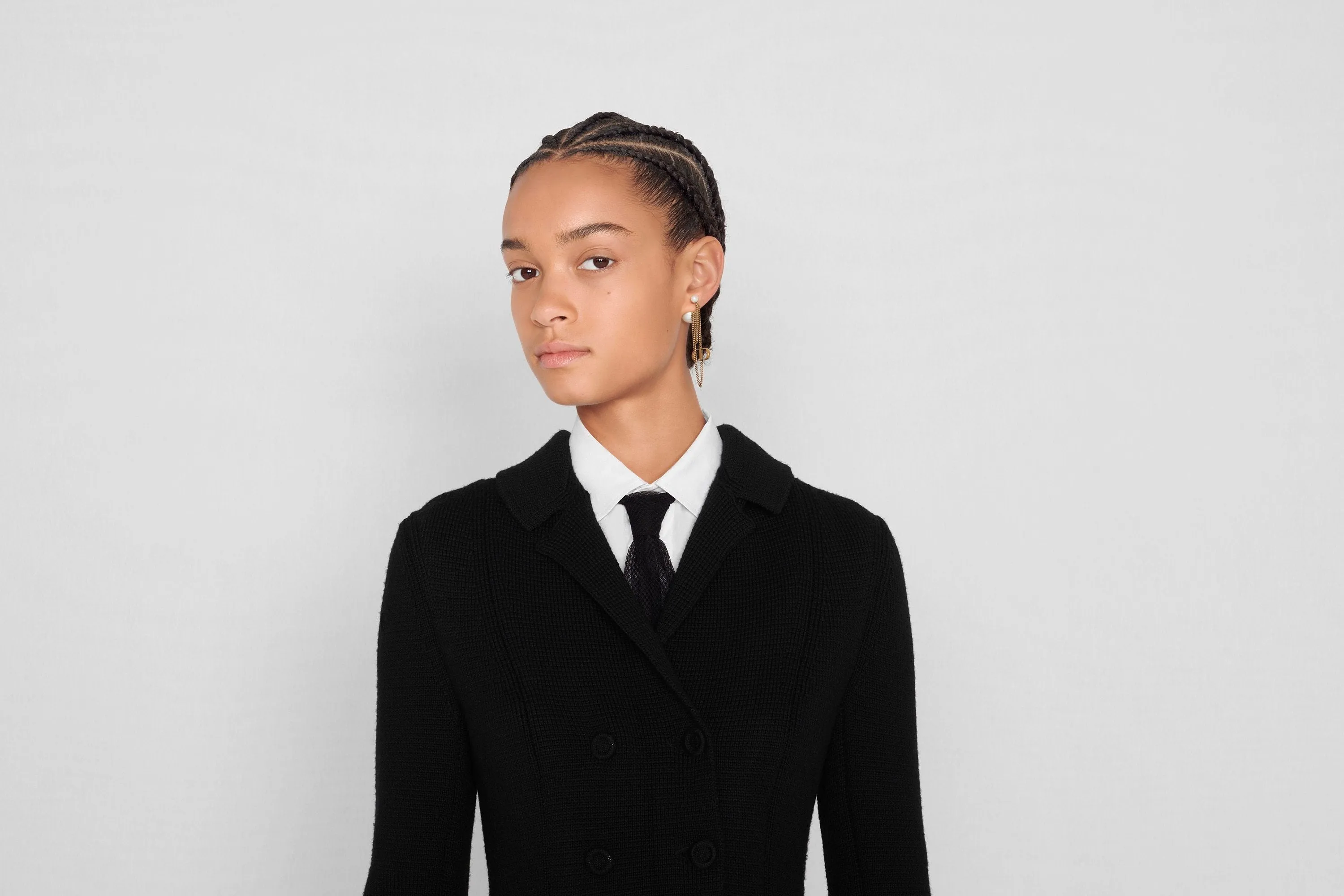 Knited Bar Jacket • Black Wool