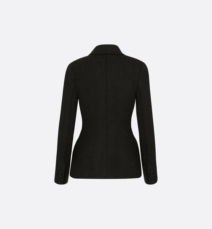 Knited Bar Jacket • Black Wool