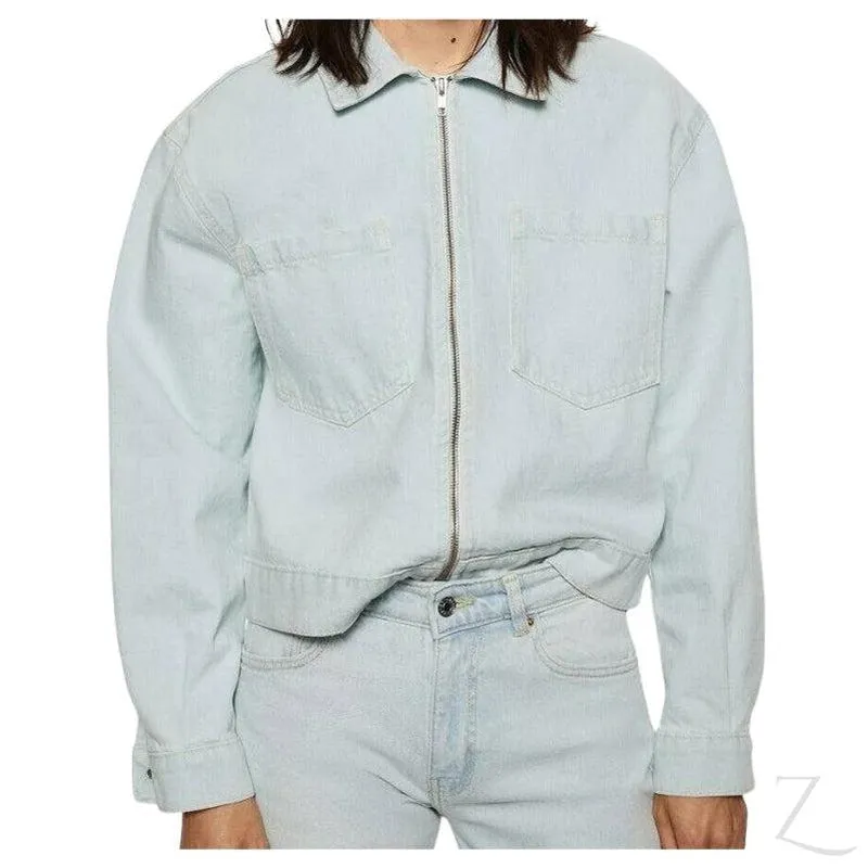 Ladies Super Strong Patch Pocket Denim Jacket | Plain | "Sithelo"