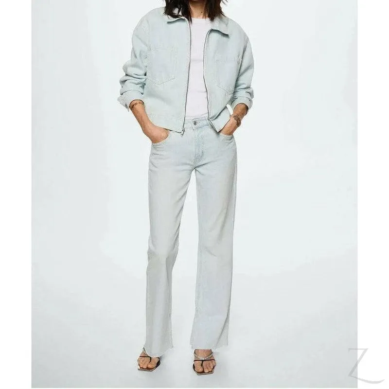 Ladies Super Strong Patch Pocket Denim Jacket | Plain | "Sithelo"