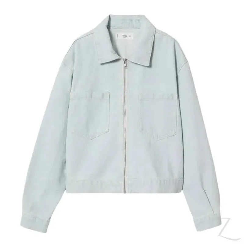 Ladies Super Strong Patch Pocket Denim Jacket | Plain | "Sithelo"