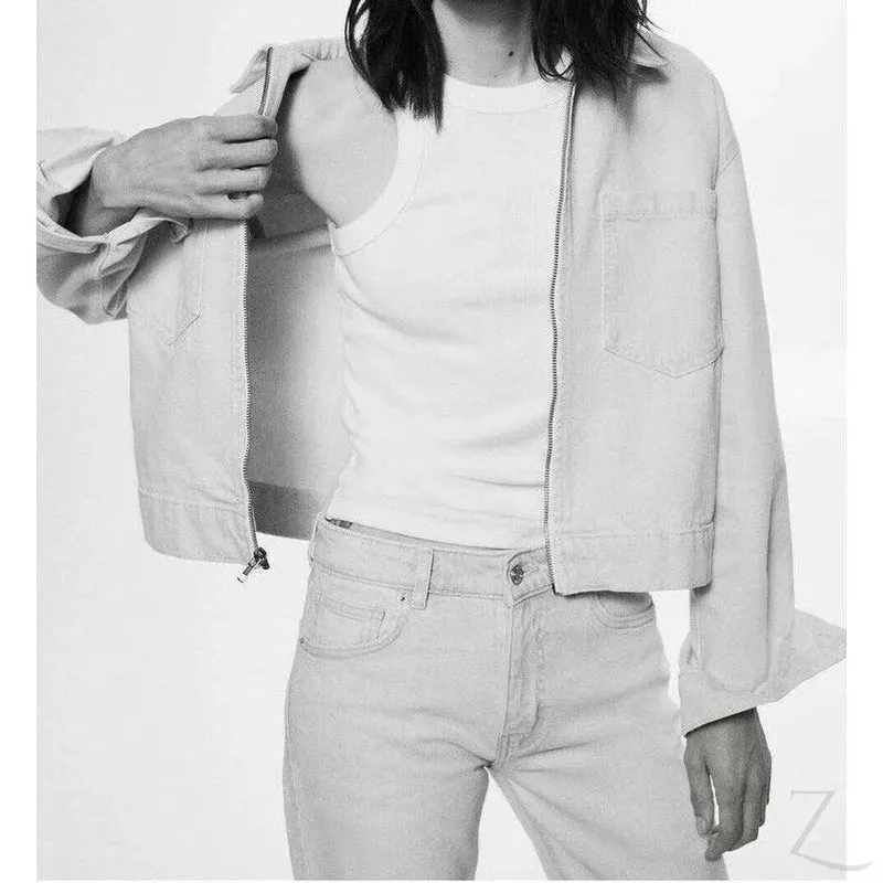 Ladies Super Strong Patch Pocket Denim Jacket | Plain | "Sithelo"