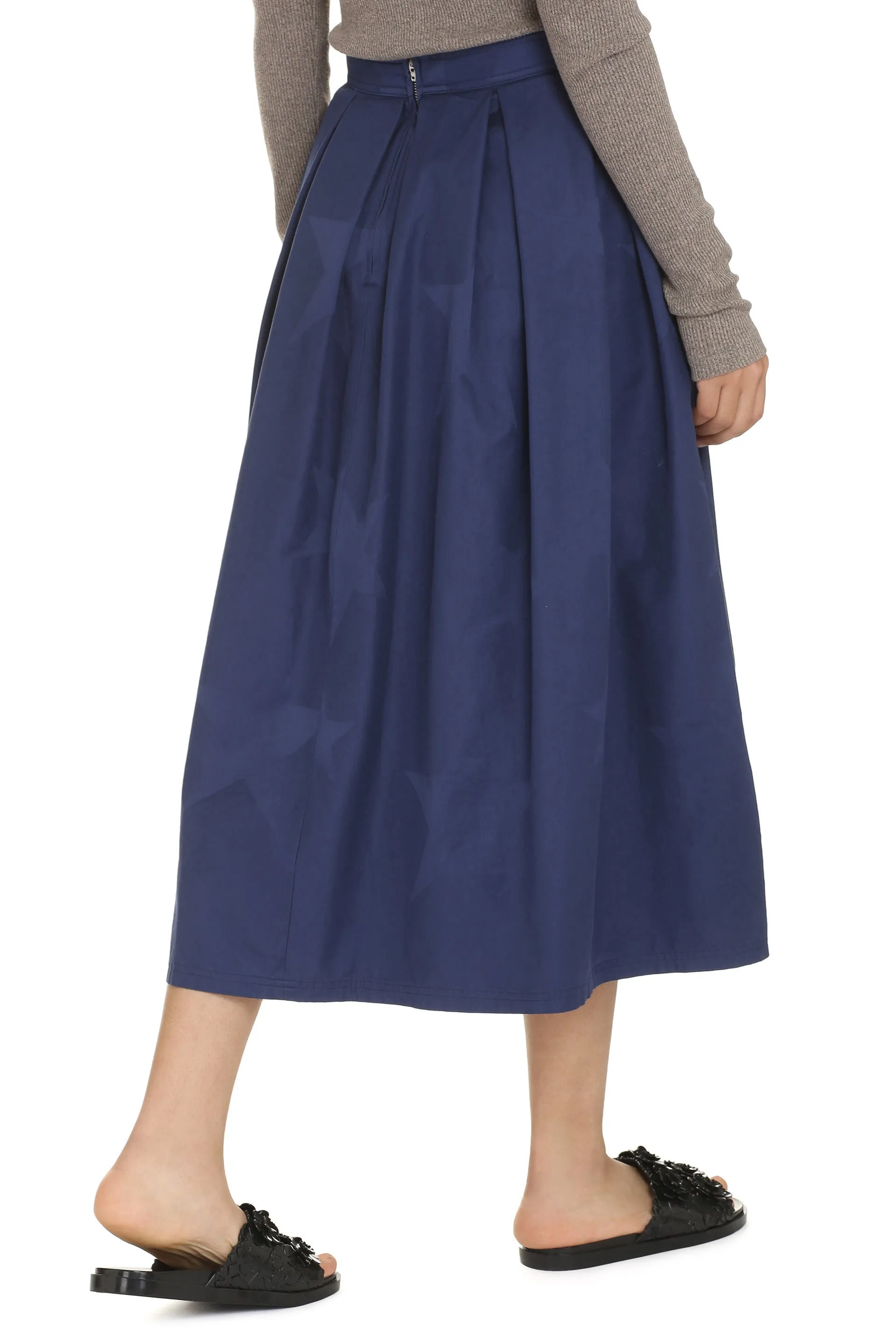 Lamp pleated skirt