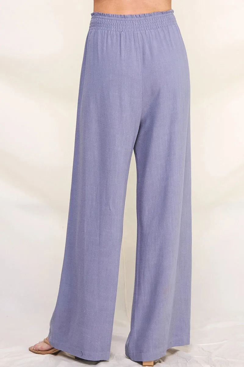 Leesa Linen Wide Leg Pants