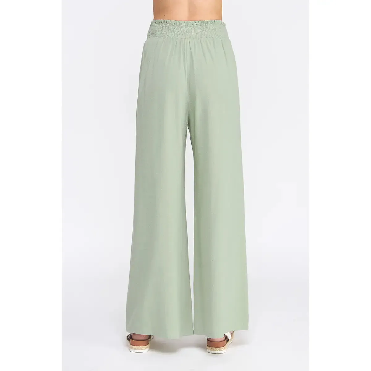 Leesa Linen Wide Leg Pants