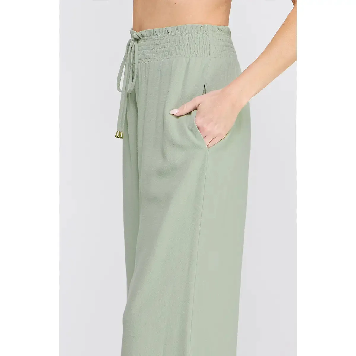 Leesa Linen Wide Leg Pants