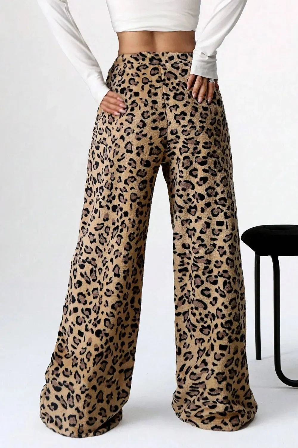 Leopard Wide Leg Pants for Effortless Chic Style