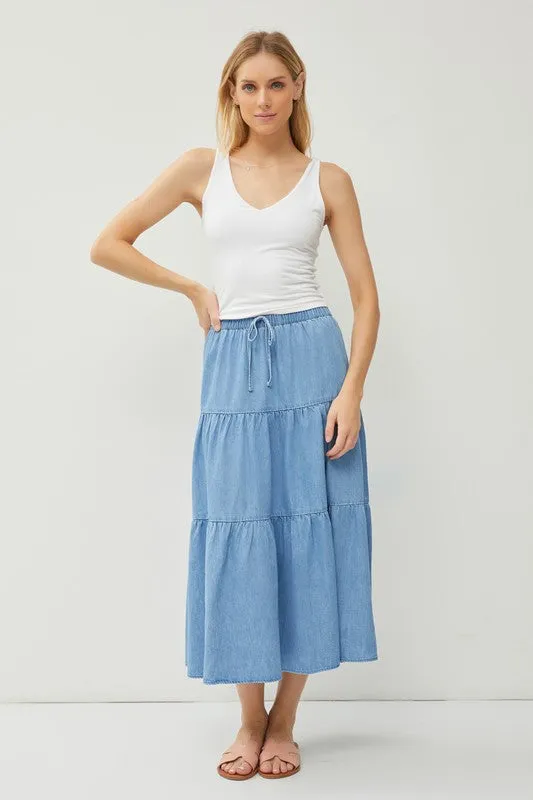 Livia Chambray Skirt