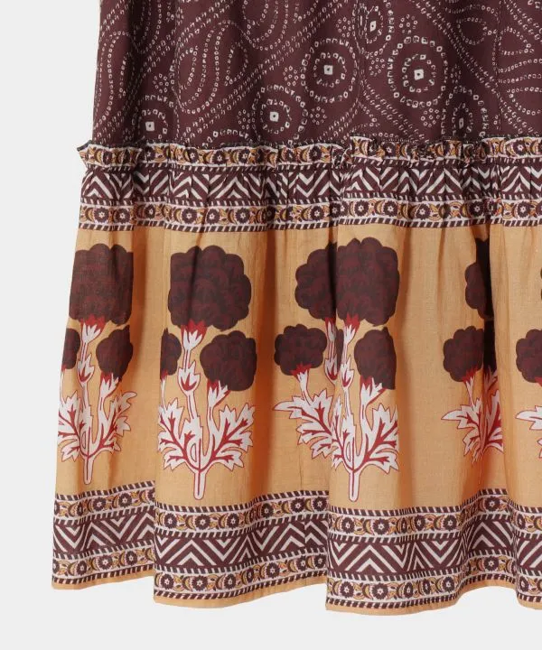 Long Tiered Skirt