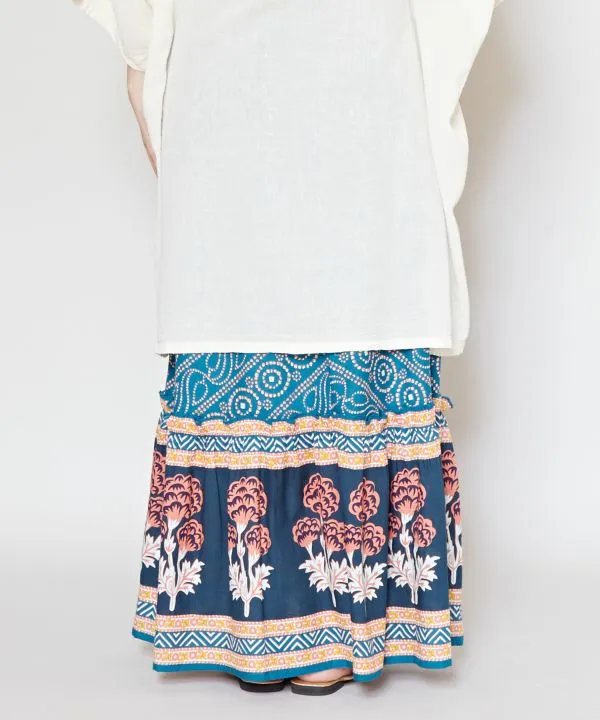 Long Tiered Skirt
