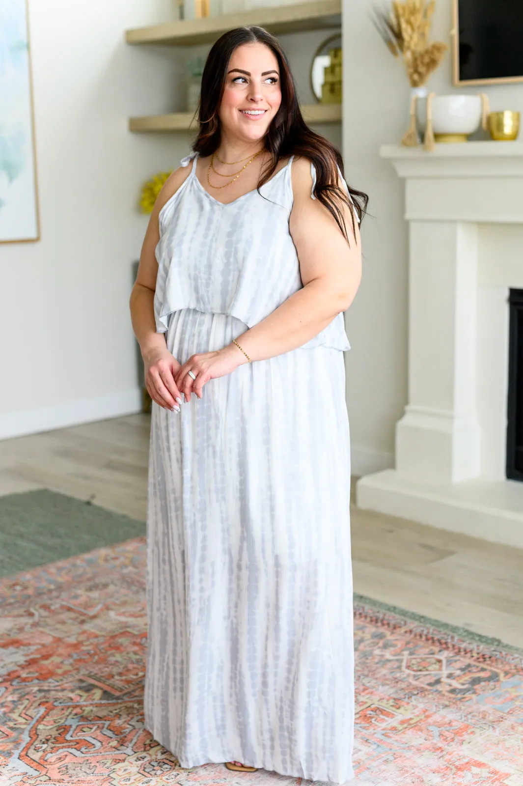 Lovely Melody No More Grey Skies Maxi Dress