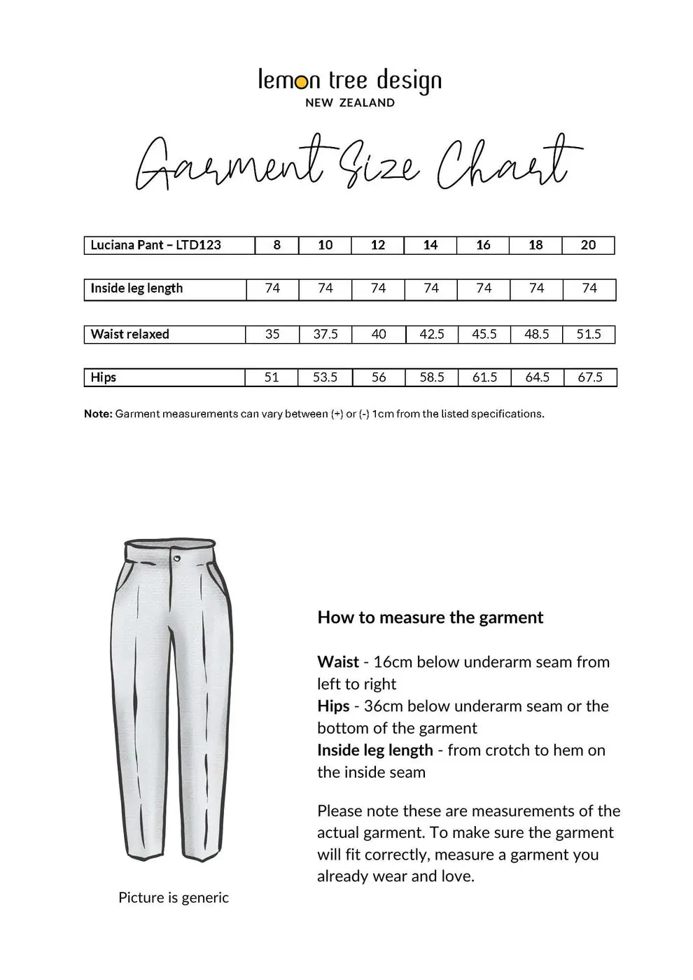 Luciana Pant Chocolate