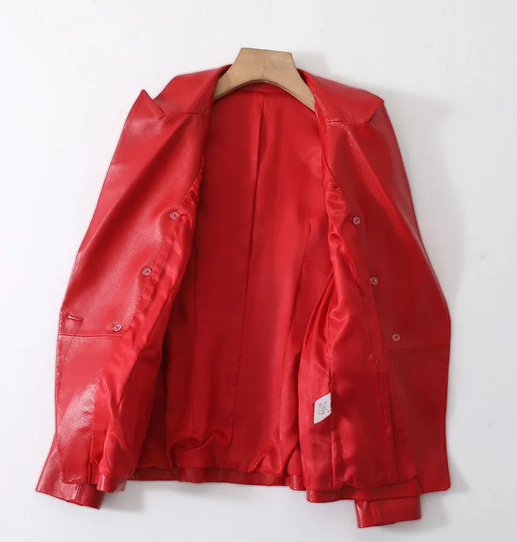 Malin Tassou Vintage Leather Jacket