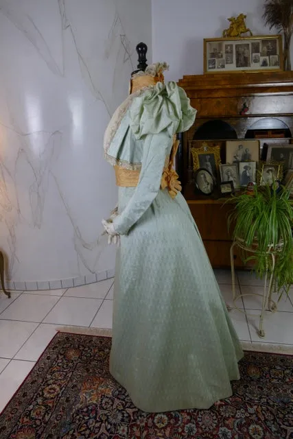 MARIE ROBEL Promenade Gown, Dresden,ca. 1898