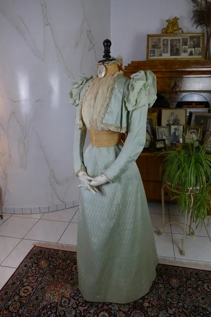 MARIE ROBEL Promenade Gown, Dresden,ca. 1898