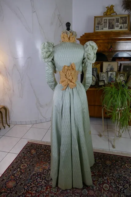 MARIE ROBEL Promenade Gown, Dresden,ca. 1898