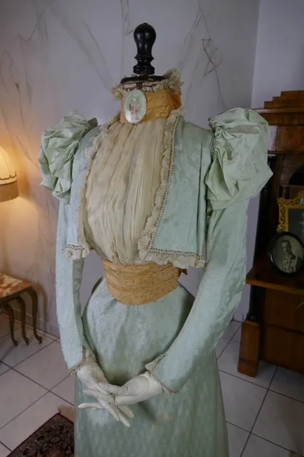 MARIE ROBEL Promenade Gown, Dresden,ca. 1898