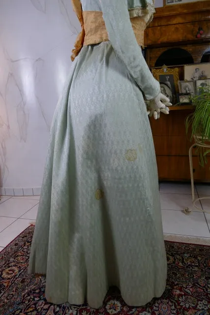 MARIE ROBEL Promenade Gown, Dresden,ca. 1898