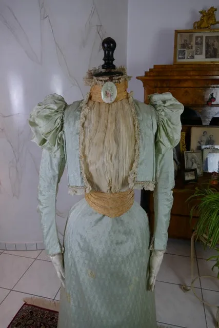 MARIE ROBEL Promenade Gown, Dresden,ca. 1898