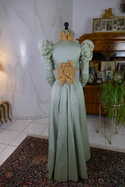 MARIE ROBEL Promenade Gown, Dresden,ca. 1898