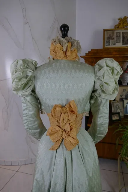 MARIE ROBEL Promenade Gown, Dresden,ca. 1898