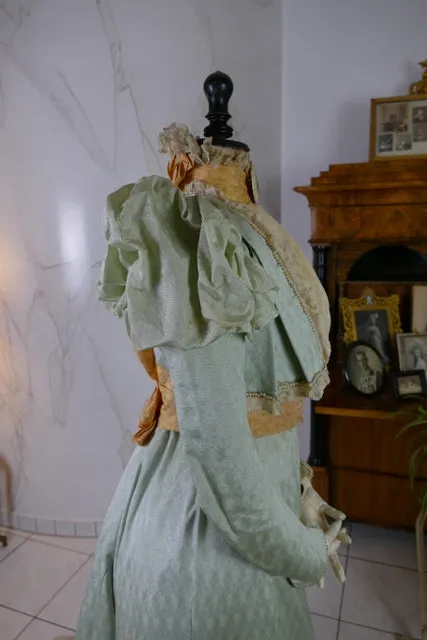 MARIE ROBEL Promenade Gown, Dresden,ca. 1898
