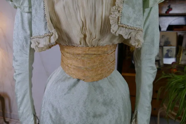 MARIE ROBEL Promenade Gown, Dresden,ca. 1898