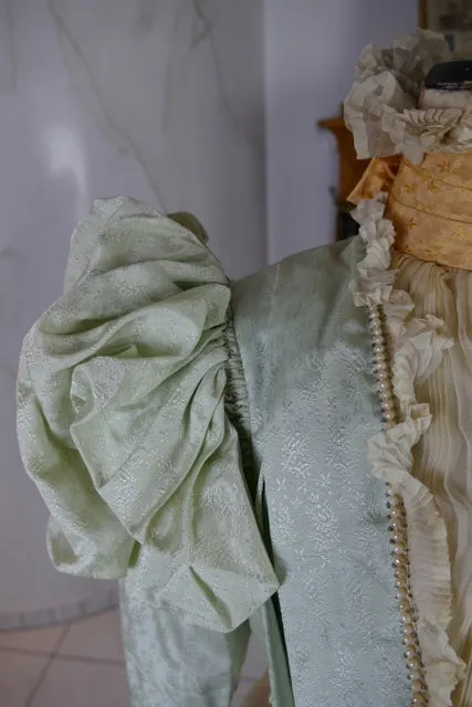 MARIE ROBEL Promenade Gown, Dresden,ca. 1898